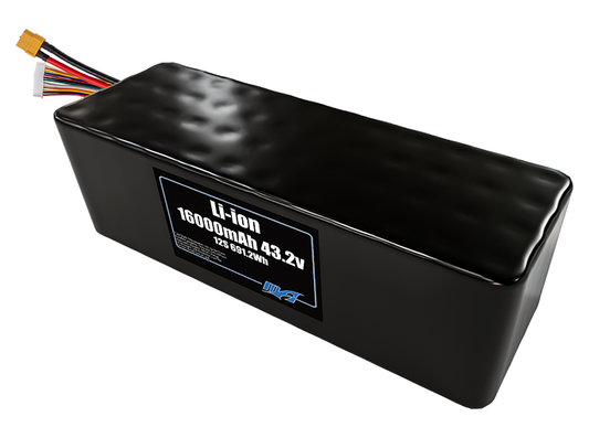 Li-ion 16000 12S4P 43.2v Battery Pack