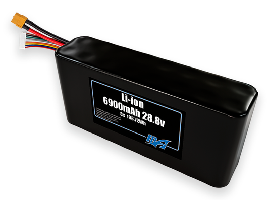 Li-ion 6900 8S2P 28.8v Battery Pack