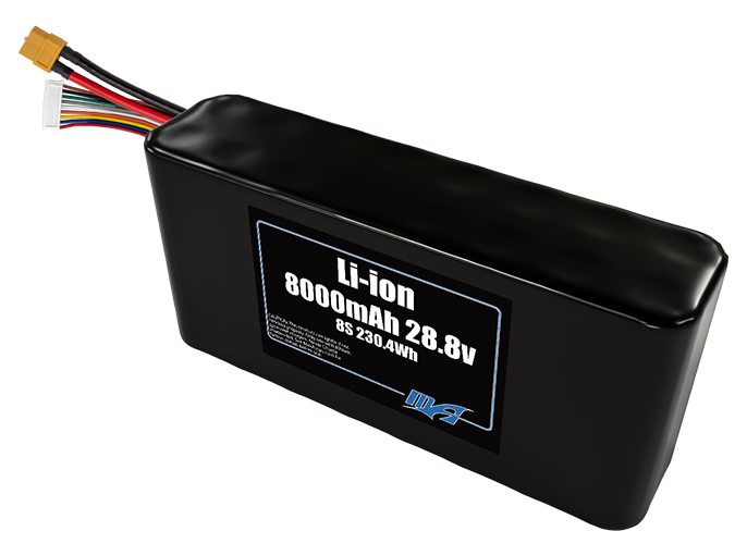 Li-ion 8000 8S2P 28.8v Battery Pack