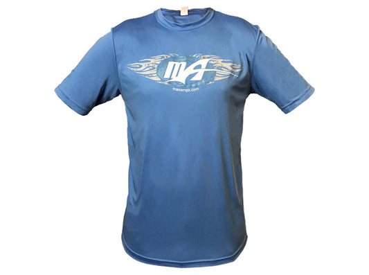 MaxAmps.com Carolina Blue SportTek Shirt