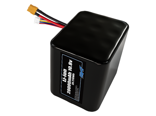 Compact 10.8-volt 20000mAh lithium-ion battery, built for lightweight drone, UAV, and robotics projects.